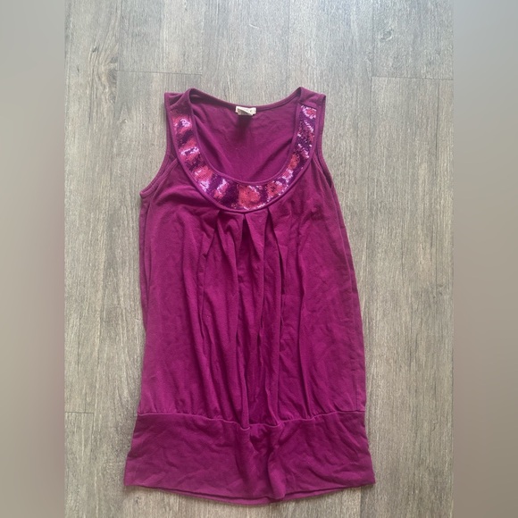 Studio Pink Embellished Tank Top - Picture 1 of 5